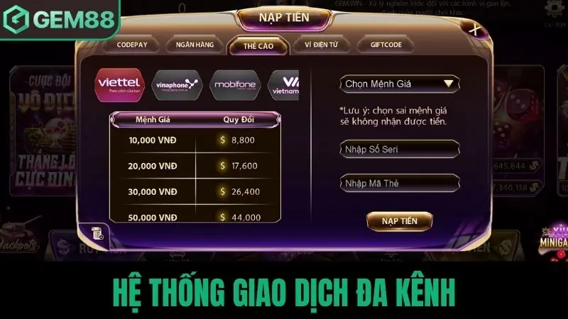 Hệ thống giao dịch đa kênh