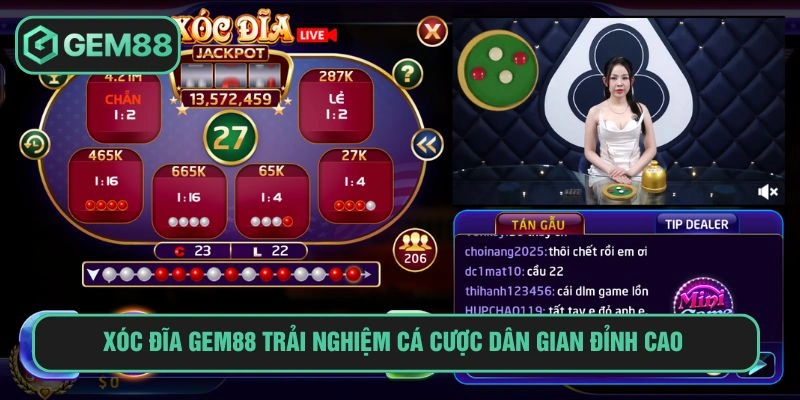 xóc đĩa GEM88